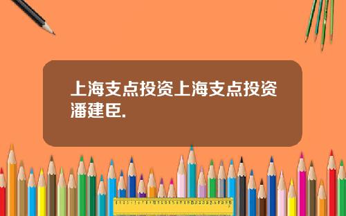 上海支点投资上海支点投资潘建臣.