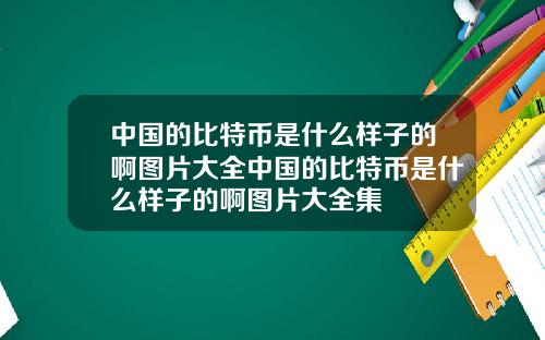 中国的比特币是什么样子的啊图片大全中国的比特币是什么样子的啊图片大全集