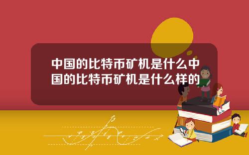 中国的比特币矿机是什么中国的比特币矿机是什么样的