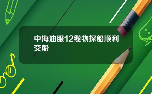 中海油服12缆物探船顺利交船