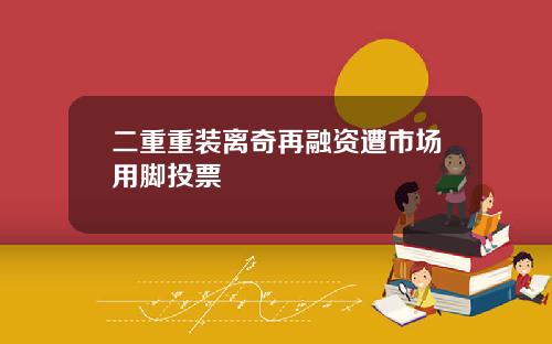 二重重装离奇再融资遭市场用脚投票