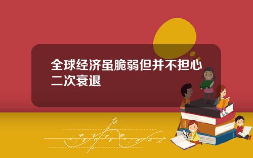 全球经济虽脆弱但并不担心二次衰退