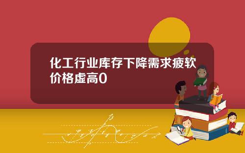 化工行业库存下降需求疲软价格虚高0