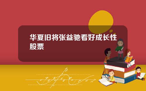 华夏旧将张益驰看好成长性股票