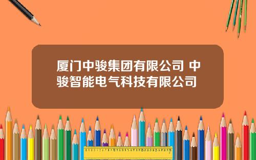 厦门中骏集团有限公司 中骏智能电气科技有限公司