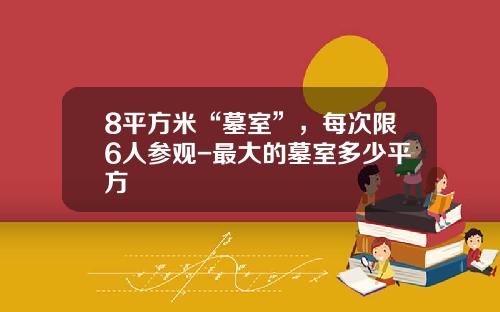 8平方米“墓室”，每次限6人参观-最大的墓室多少平方