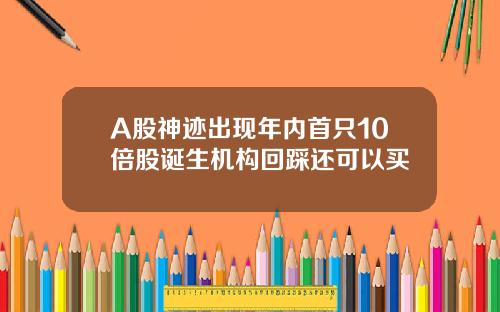 A股神迹出现年内首只10倍股诞生机构回踩还可以买