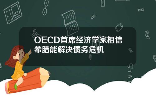 OECD首席经济学家相信希腊能解决债务危机