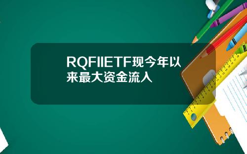 RQFIIETF现今年以来最大资金流入