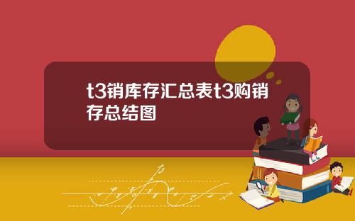 t3销库存汇总表t3购销存总结图