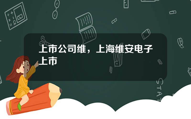 上市公司维，上海维安电子上市