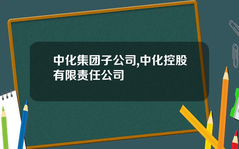 中化集团子公司,中化控股有限责任公司
