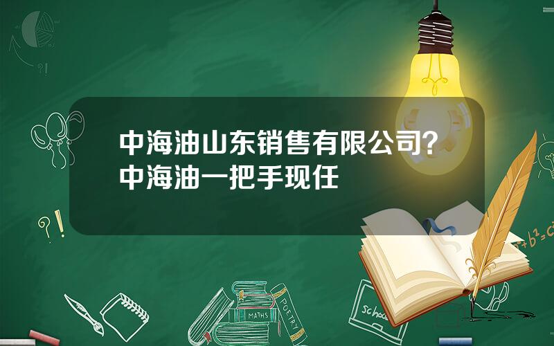 中海油山东销售有限公司？中海油一把手现任