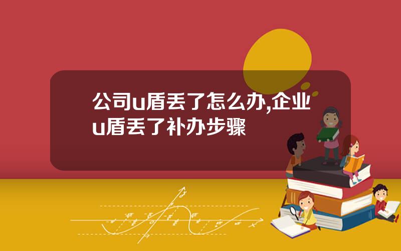 公司u盾丢了怎么办,企业u盾丢了补办步骤