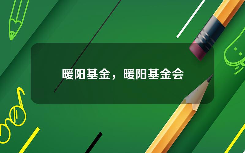 暖阳基金，暖阳基金会