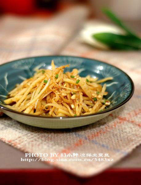 凉拌土豆丝怎么做？
